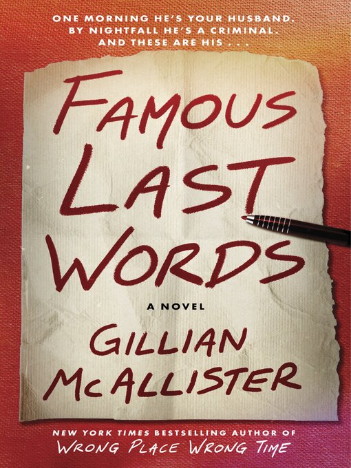 Title details for Famous Last Words by Gillian McAllister - Wait list